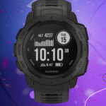 Garmin Instinct, Rugged Outdoor Watch with GPS, Features Glonass and Galileo, Heart Rate Monitoring and 3-Axis Compass, Graphite (010-02064-00)