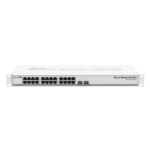 Mikrotik CSS326-24G-2S+RM SwOS powered 24 port Gigabit Ethernet switch with two SFP+ ports in 1U rackmount case